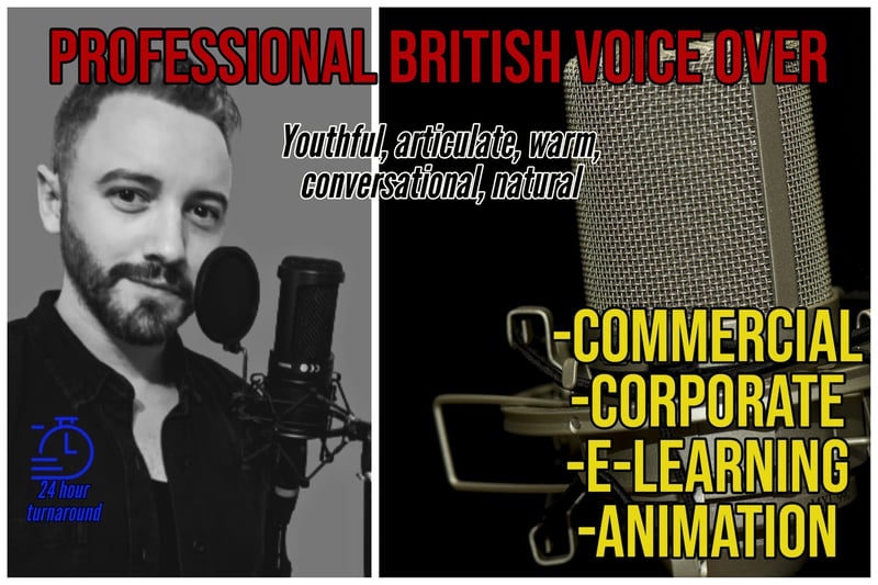 A top-rated, professional and conversational Voice Over for your video