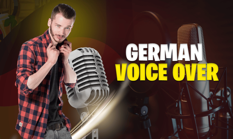 A male german voice over for video narration!