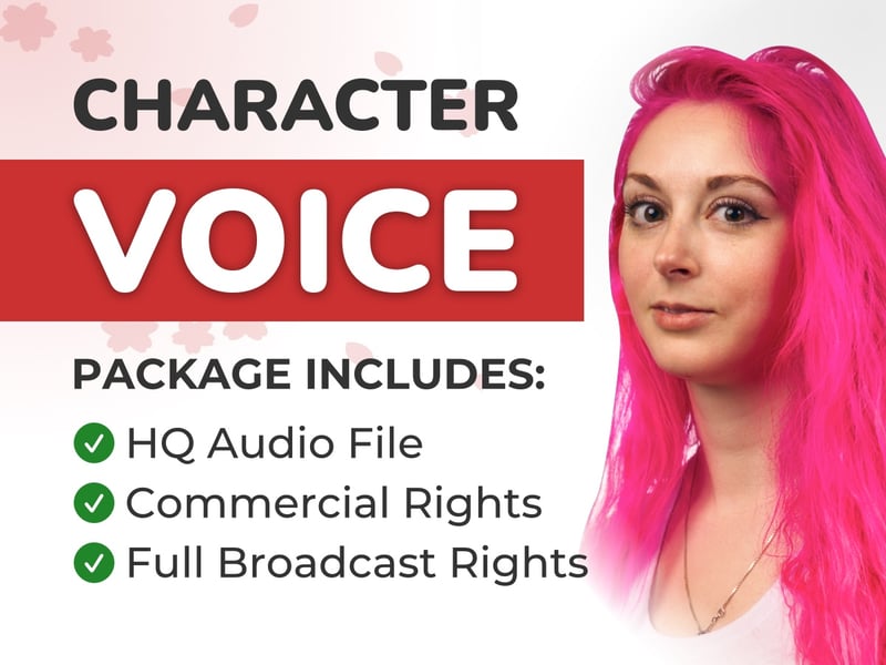 A Unique, Female Voice Over for Your Animation or Video Game Character