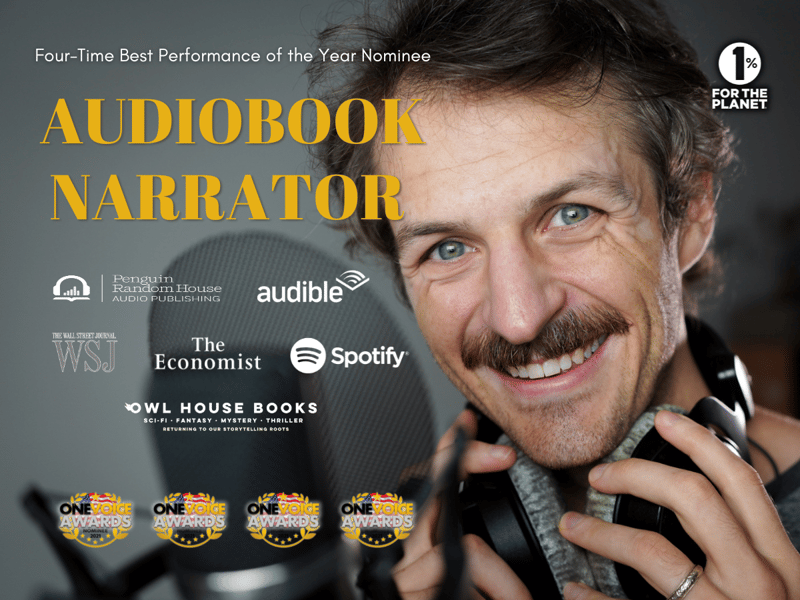 Audiobook Narration — 3-Time Best Performance of the Year Nominee