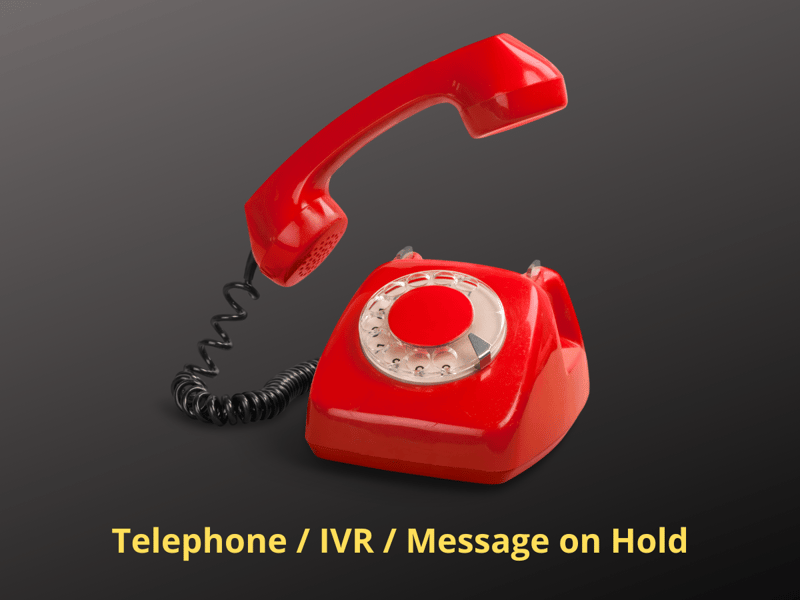A Warm and Welcoming Voice for your Phone System (IVR/ Telephony)