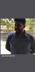 Profile photo for Arunkumar Arunkumar