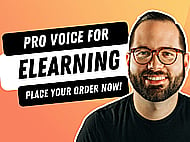 Professional, Corporate Voiceover for your Elearning Video Banner Image