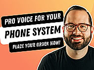 Corporate Business Voiceover for your Phone System Banner Image