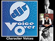 Professionally Produced Character Voices Banner Image