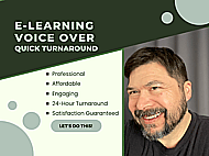 Amazing and Engaging Elearning Voice Over Banner Image
