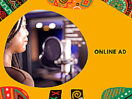 Authentic Female African Voice Over for Your Online Ad Banner Image