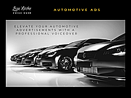 Professional & Engaging Voiceover for your Automotive Ad Banner Image