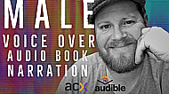 Professional Male Audiobook Narration Formatted For ACX/ITunes Banner Image