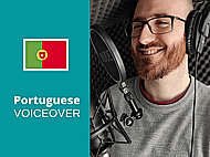 Native European Portuguese Male Voiceover Banner Image