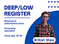 A Deep & Resonant British Male Voice Over for Your E-Learning Project Banner Image