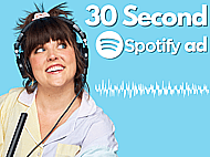 Conversational, Friendly, Warm 30 second Spotify ad. Banner Image
