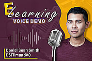 A Natural, Up Beat Narration for E Learning Videos Banner Image