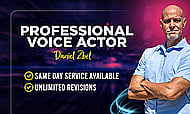 A Professional Pro Voice Over for your Online Ad Banner Image