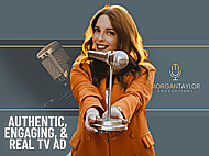 An Versatile, Natural, Conversational Voice For Your TV Ad Banner Image