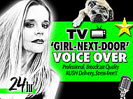 Dry Humorous Girl-Next-Door for your next TV AD! Banner Image