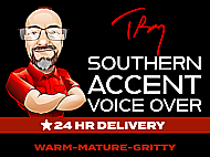 Friendly Warm American Southern Accent Voice for Radio Banner Image