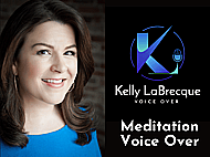 A Meditation, Sleep Story, or Affirmation Female Voice Over Banner Image