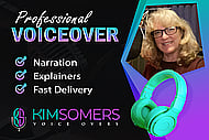 Professional Female Voice Over Website, Explainer, Whiteboard, Video Banner Image