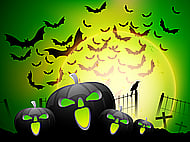 A Halloween Focused Online Ad Banner Image