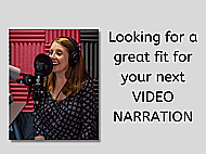 A Engaging, Friendly Voice Over for your Video Narration Banner Image