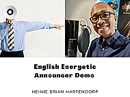 An Energetic Announcer Read in English for your Radio Ad Banner Image