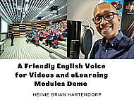A Happy Voice Delivery in English for Video or eLearning Modules Banner Image