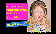 An engaging, professional eLearning or corporate narration voiceover Banner Image