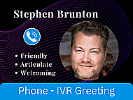 Professional Phone Greeting / IVR Voiceover Banner Image