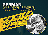 A conversational, engaging voice for your video (male german) Banner Image