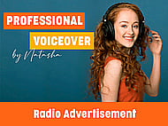 Upbeat, Engaging Voice Over for your Radio Ad Banner Image