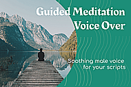 A soothing meditation, sleep story, or affirmation voice over. Banner Image