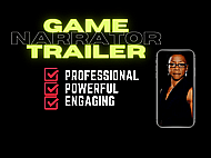 A Deep, Professional, Genuine Voice Over for Your Game Trailers Banner Image