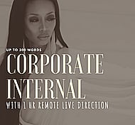 Corporate Internal Video Narration - Professional Female VO - Live Direct Banner Image