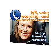 A top-rated Voiceover recording for your phone IVR or messaging system Banner Image