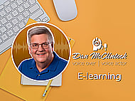 A Natural, Professional Voice Over for Your E-learning Video Banner Image
