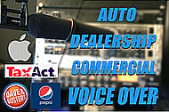 Professional Auto Car Dealership Commercial Voice Over Banner Image