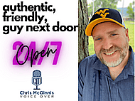 Authentic, Down Home, Trusted Guy Next Door Voice for your Ad Banner Image