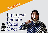 Japanese engaging, confident, and  believable narration for your Ads Banner Image