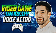 Dynamic, Versatile Video Game Character Voice Acting, App or Mobile Game Banner Image