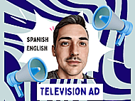 Bilingual and Original Spanish Voice Over for your Television Ad Banner Image