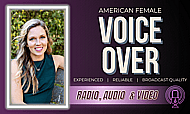 Conversational Relatable Female Voice for your Radio Ad Banner Image