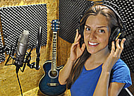 Natural and friendly voiceover for your online ad Banner Image