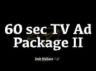 60 sec TV Ad Package II, African American Male VO + Sound Design Banner Image