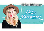 Video Narration- Friendly, confident, put together, relatable Banner Image
