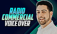 Casual Conversational Male Voice Over For Radio Commercial Ad Banner Image