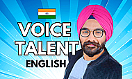 Record an Authentic Indian accent English Male Voice Over Banner Image