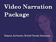 A Natural, Authentic, British Female Voiceover for Video Narration Banner Image