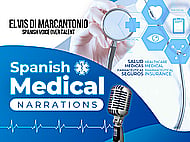 Professional VO for Medical Narrations and Dubbing - Spanish / English. Banner Image