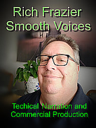 Narration, Character Acting from young man to older grouch & in between. Banner Image